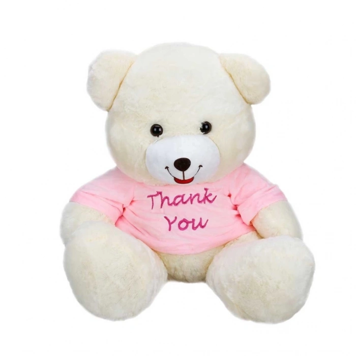 BFS  T-Shirtlü Oturan Peluş Ayı 60 cm