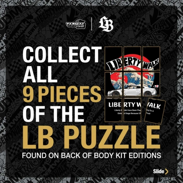 BFS   Tarmac Cards Liberty Walk Koleksiyonluk Kartları Cilt 01 Kutu TC-LBC-01