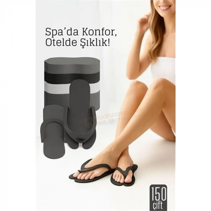 BFS  Tek Kullanımlık Spa Otel  Pedikür Terliği  150 Çift 2 MM Kalınlık