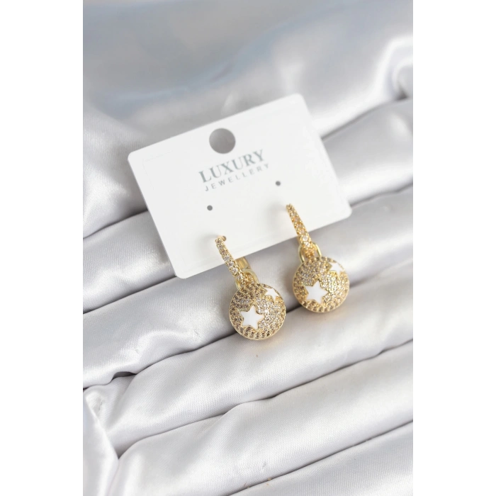 ÇOK SATAN BFS Top Yıldız Model Zirkon Taşlı Kadın Küpe