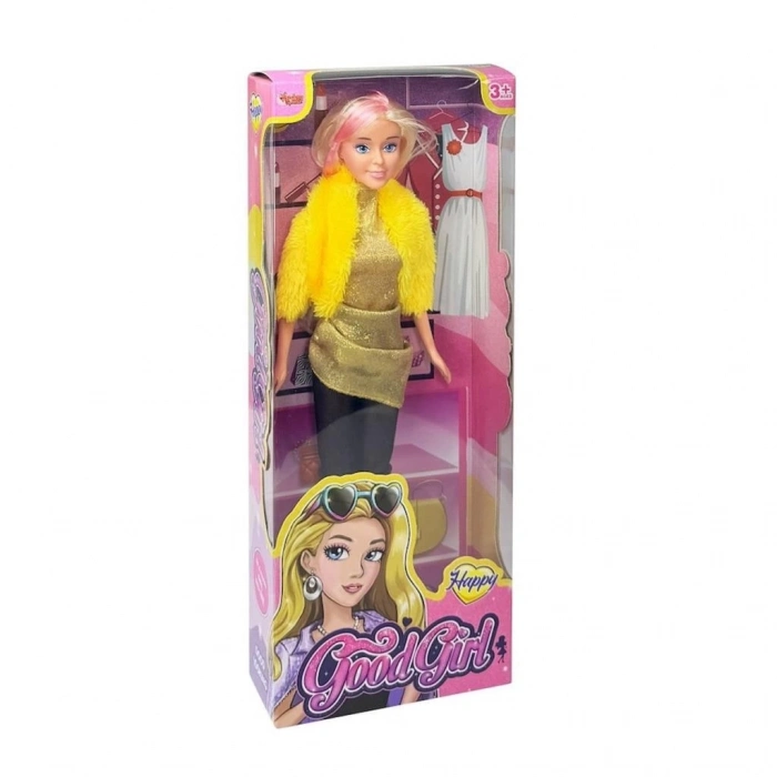 BFS   WG-66771  Parlak Drape Elbiseli Bebek 29 cm -Vardem