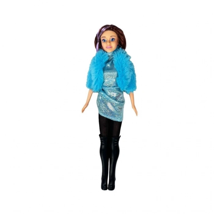 BFS   WG-66771  Parlak Drape Elbiseli Bebek 29 cm -Vardem