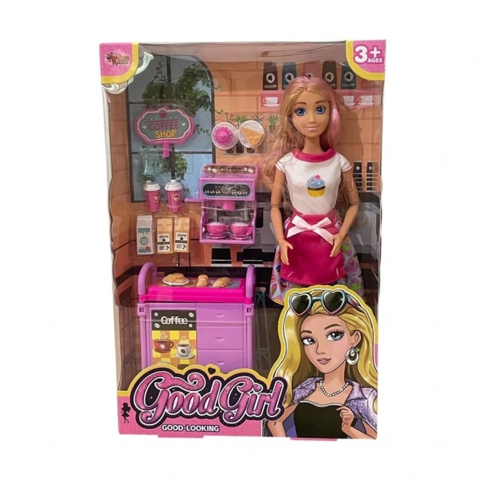 BFS  WG66748 Vardem Kutulu   Kafe İşleten Bebek Set 11,5 inç