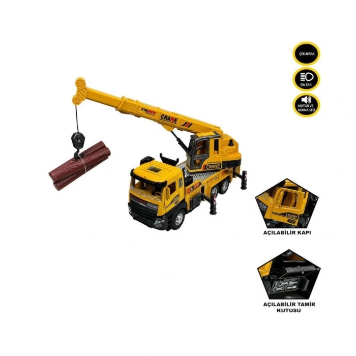 BFS   XX992-02ABÇekBırakIşıklıveSesliKuleVinç1:28-VardemOyuncak