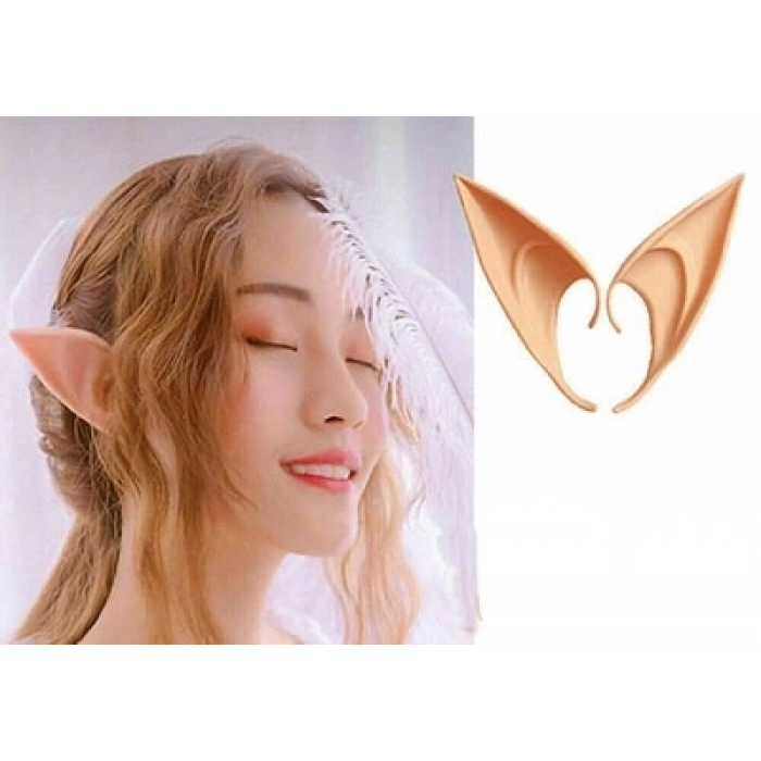 ÇOK SATAN BFS Yumuşak Malzemeden İmal Lateks Elf Kulağı 1 Çift 10x5 Cm