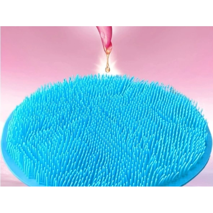 ÇOK SATAN BFS  Yuvarlak Vantuzlu Banyo Sırt Kese Matı 26 cm