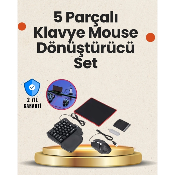 ÇOK SATAN Bluetooth 5.3 Mobil Oyun Klavye Mouse Seti | FPS ve Battle Royale İçin