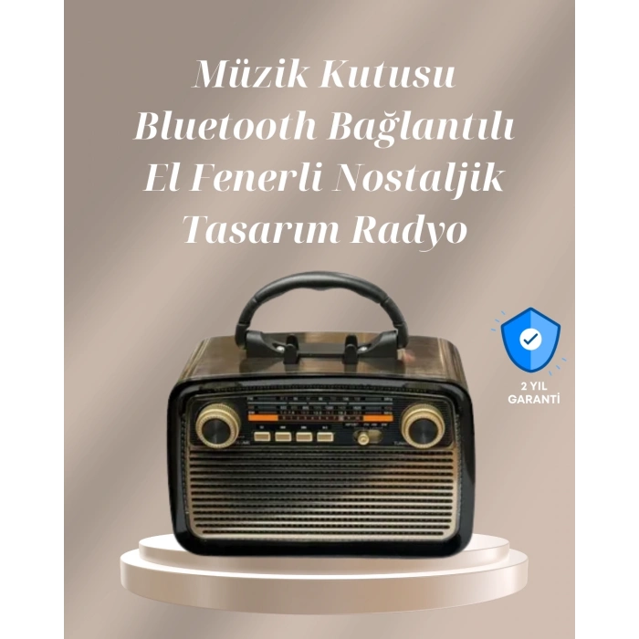 ÇOK SATAN Bluetooth Bağlantılı Taşınabilir Hoparlör – FM/AM Radyo Özellikli, Şarj Edilebilir Batarya, 1 kg