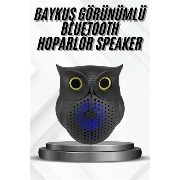 ÇOK SATAN Bluetooth Hoparlör TWS Kablosuz RGB Işıklı Dekoratif Taşınabilir Baykuş