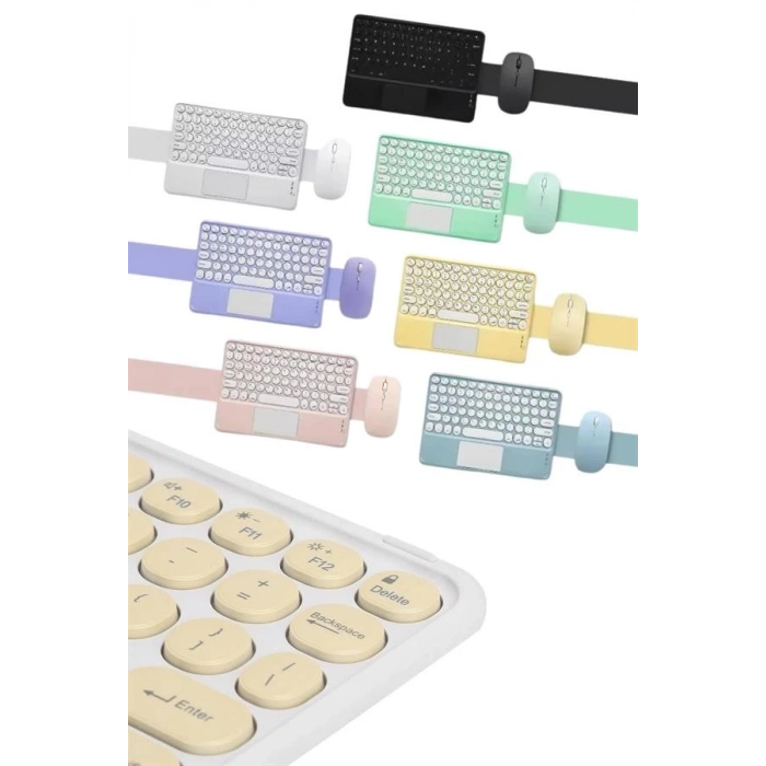 ÇOK SATAN Bluetooth Touchpad Klavye 10.9 inch Kablosuz Wifi Q Klavye Slim