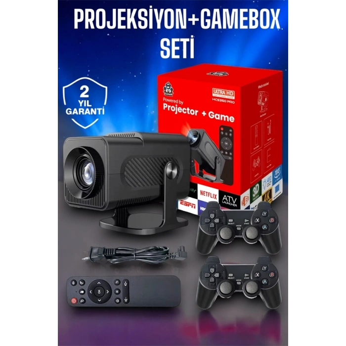 ÇOK SATAN Bluetooth ve Yüksek Çözünürlükle Donatılmış Kompakt Projeksiyon Cihazı