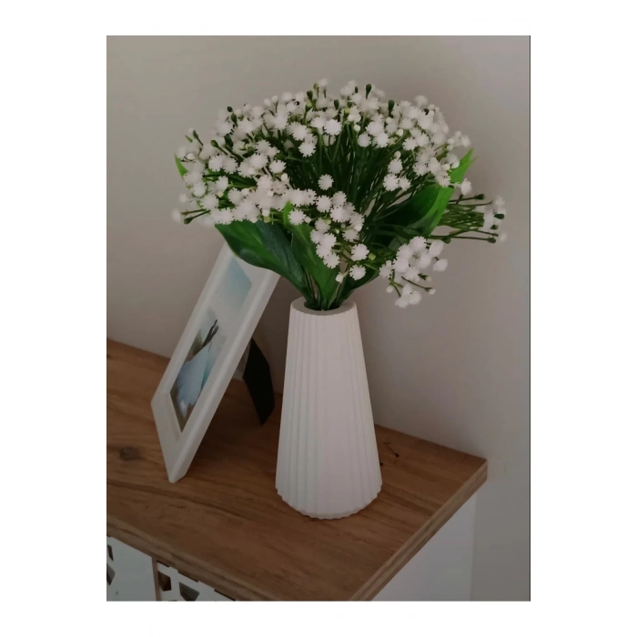 ÇOK SATAN Bohem Tarz 15 Cm Orta Boy Vazo Çizgili Iskandinav Vazo Dekoratif Çiçeksiz Pinterest Hediyelik