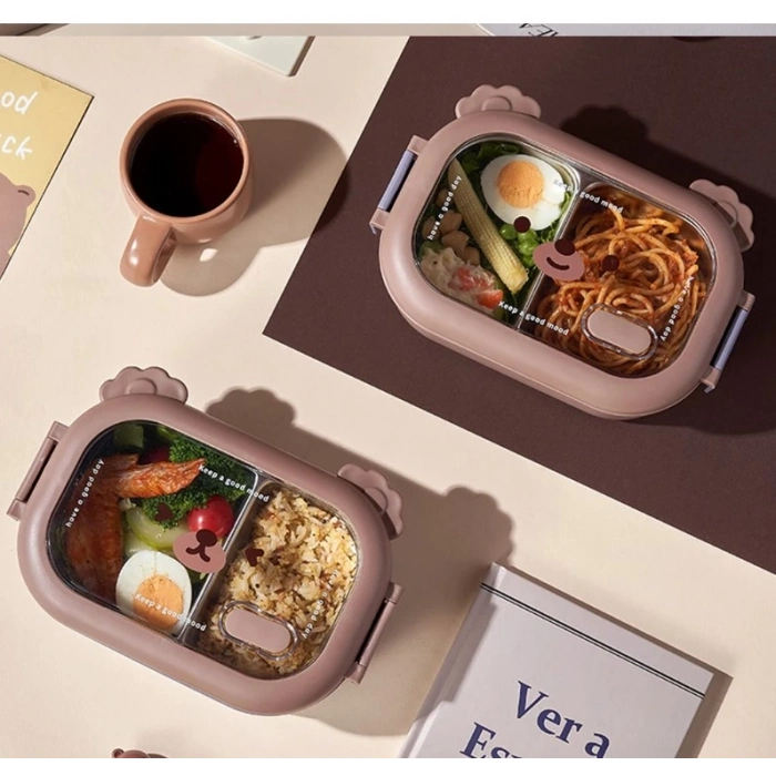 ÇOK SATAN Bölmeli Paslanmaz Çelik Yemek Kutusu