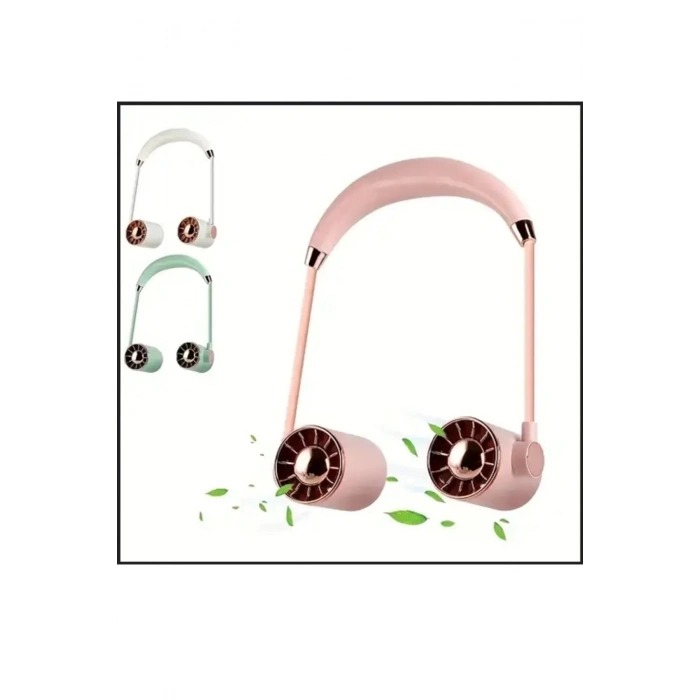 ÇOK SATAN Boyunluk Fan Hava Soğutucu Vantilatör Boyuna Asmalı Şarjlı 3 Kademeli Mini Klima Siyah