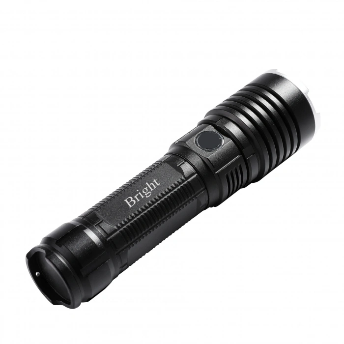 ÇOK SATAN Bright Ght-5761 Xp90 Led 3 Mod Zoomlu Yağmur Suyu Geçirmez Şarjlı El Feneri 26650 Pilli