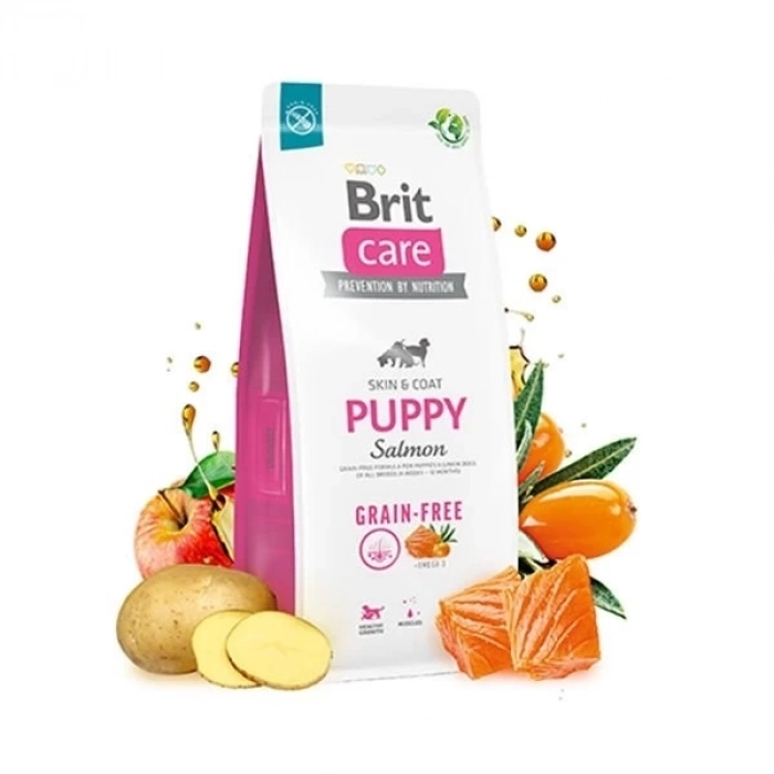 ÇOK SATAN Brit Care Puppy Tahılsız Skin & Coat  Somonlu Yavru Köpek Maması 12 Kg