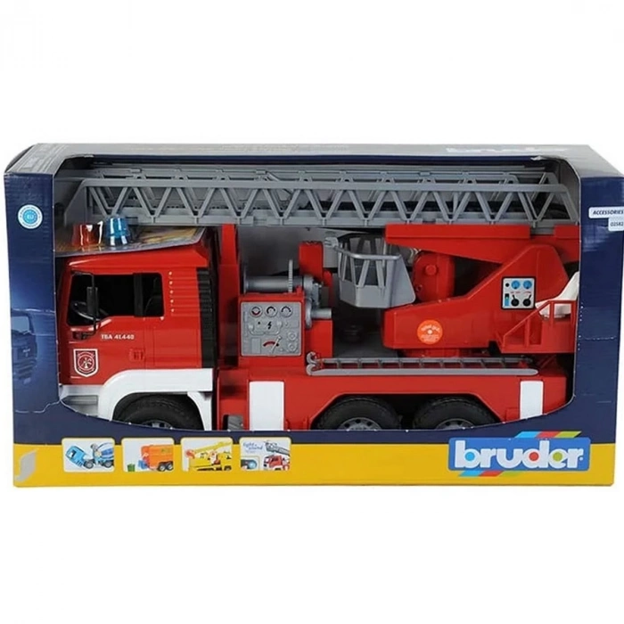 ÇOK SATAN Bruder Man Merdivenli İtfaiye Aracı BR02771