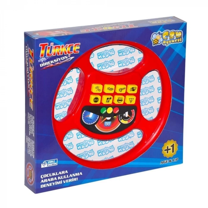 ÇOK SATAN BT-267 Pilli Türkçe Oyuncak Direksiyon 1 Adet fiyatıdır
