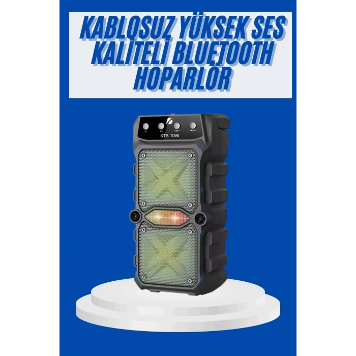 ÇOK SATAN Büyük Boy Bluetooth Hoparlör Çoklu Bağlantı Çift Çıkışlı Taşınabilir Kesintisiz