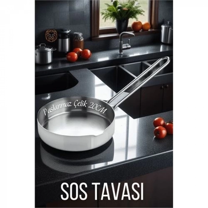 ÇOK SATAN BX Çelik 20 cm Sos Tavası Martorano Design