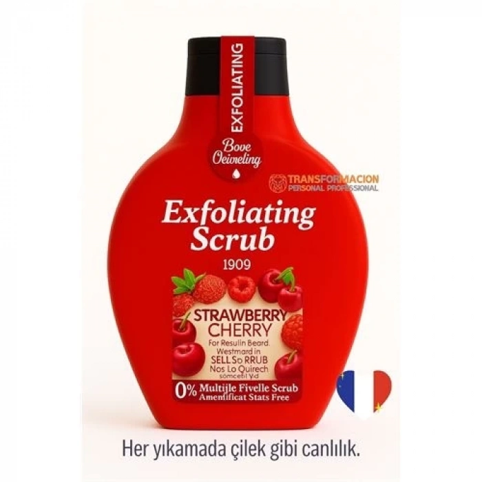 ÇOK SATAN BX Çilek & Kiraz Özlü Peeling Jel Peeling Jel Scrub 500 ml
