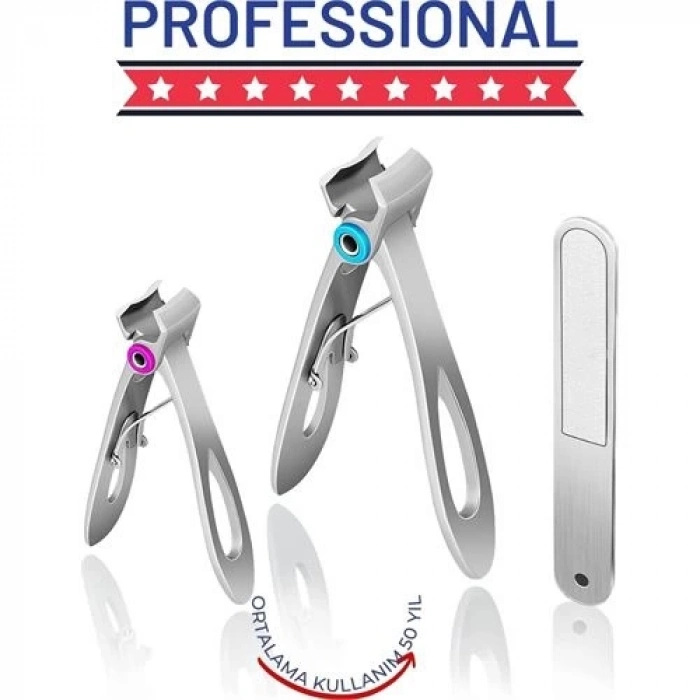 ÇOK SATAN BX Profesyonel Tırnak Makası Törpü Seti Çelik Özel Kutulu