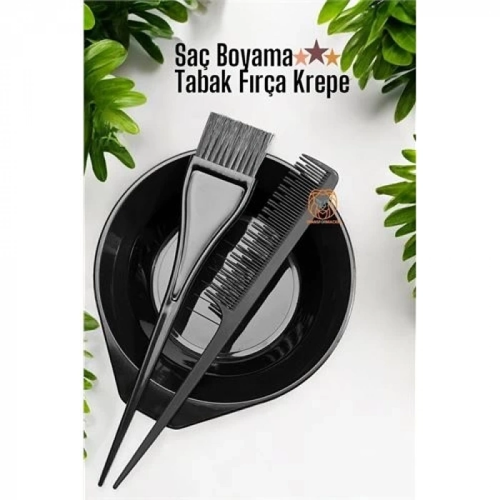 ÇOK SATAN BX Saç Boyama Tabak Fırça Krepe Tarak Seti