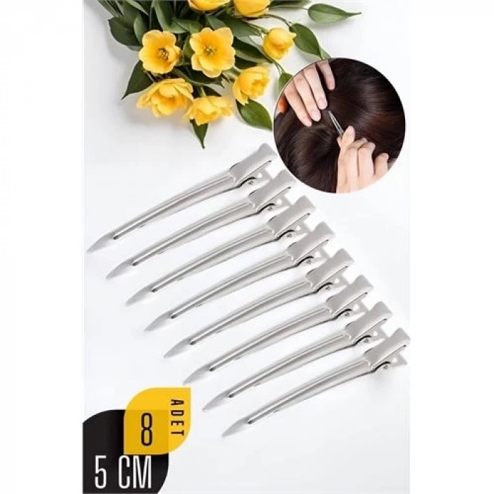 ÇOK SATAN BX Saç Pensi Metal Toka 8 ADET