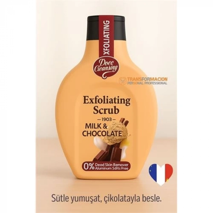 ÇOK SATAN BX Süt ve Çikolata Özlü, Hassas Ciltler İçin Peeling Jel –   500 ml
