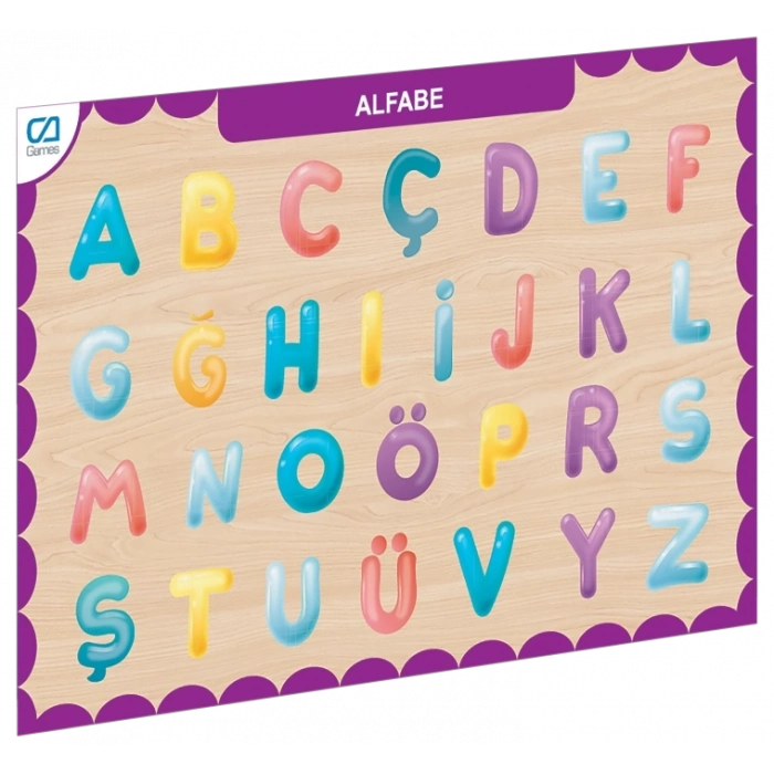 ÇOK SATAN CAAHS-3208 CA GAMES AHŞAP ALFABE BUL-TAK