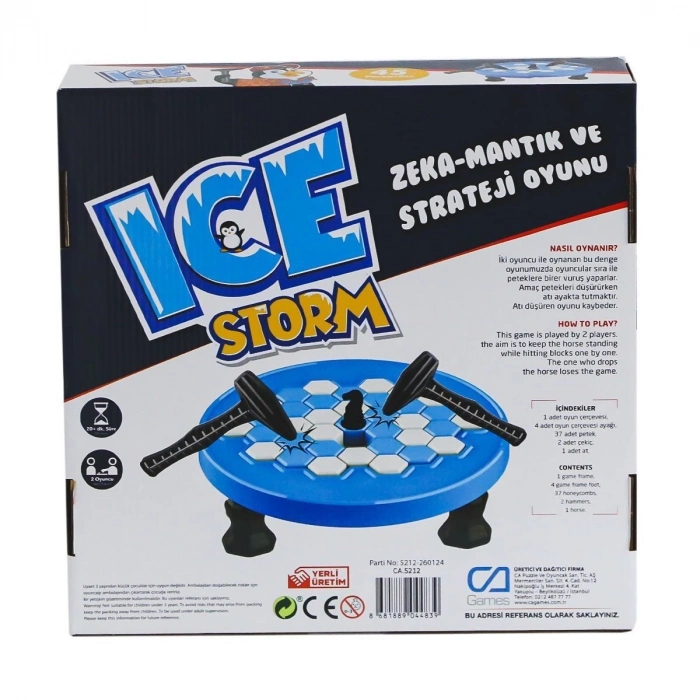 ÇOK SATAN CAPLS-5212 Ice Storm Zeka,Mantık ve Strateji Oyunu