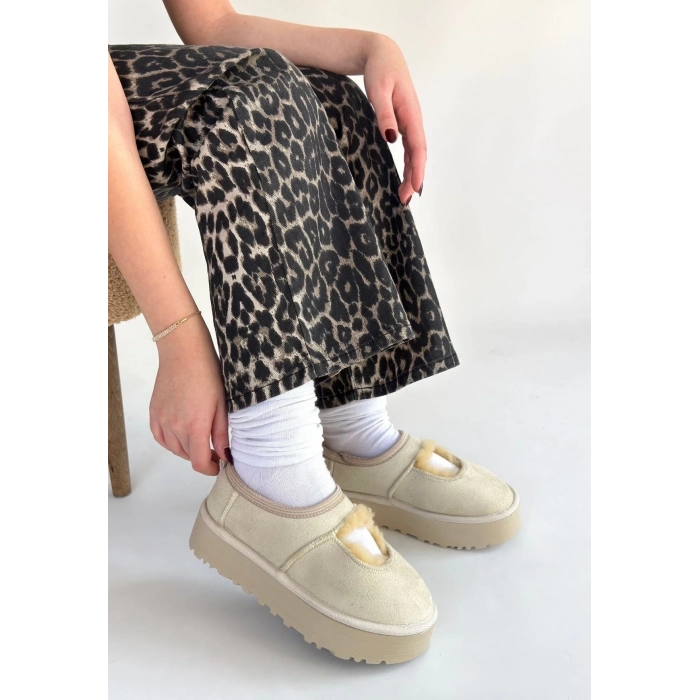 ÇOK SATAN Carren Bej Süet Bot