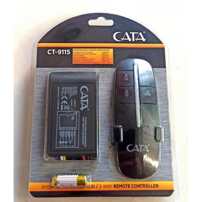 ÇOK SATAN CATA CT 9115 3X1000 3Lü Aydınlatma Kumandası