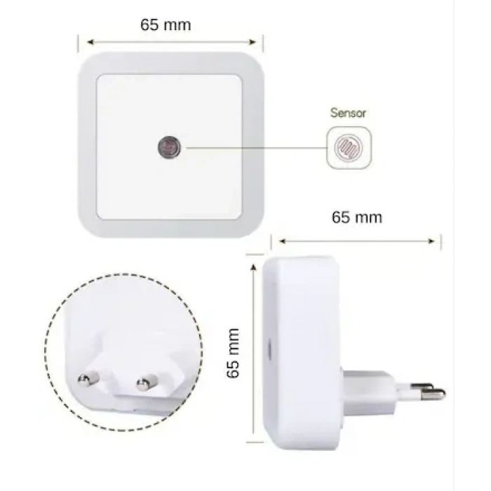 ÇOK SATAN CATA CT 9500 Fotoselli Gece Lambası Beyaz