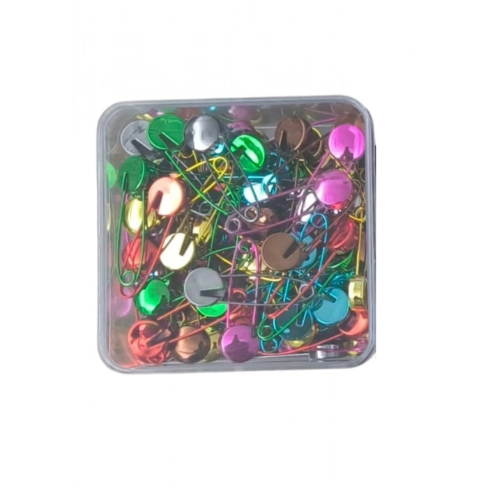 ÇOK SATAN Çengelli İğne Kilitli Bebe Renkli Küçük 100 Adet