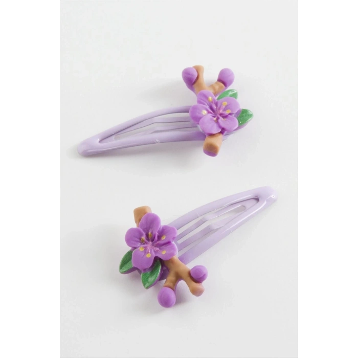 ÇOK SATAN Çiçek Çıtçıtlı Toka 2 Adet