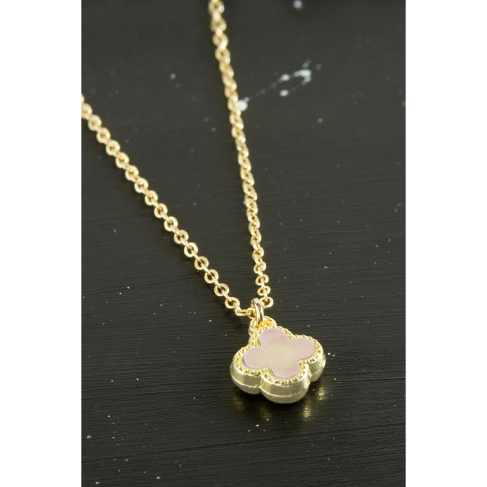 ÇOK SATAN Çiçek Polyester Kolye