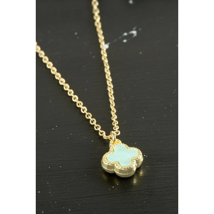 ÇOK SATAN Çiçek Polyester Kolye