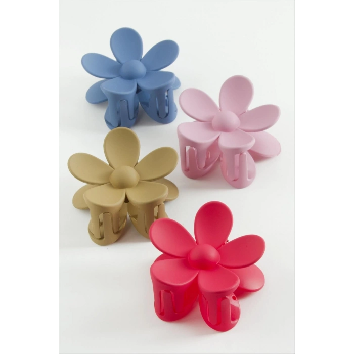 ÇOK SATAN Çiçek Renkli Mandal Toka 7 cm