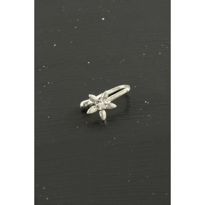 ÇOK SATAN Çiçek Tragus Zirkon Taşlı Piercing 1 Adet