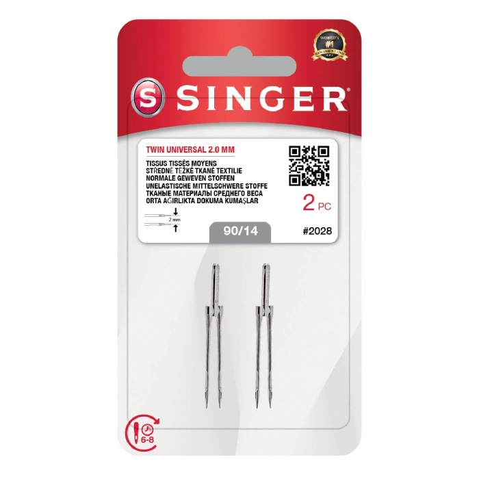 ÇOK SATAN Çift İğne 2Mm. (2Li Blister/14 No.)