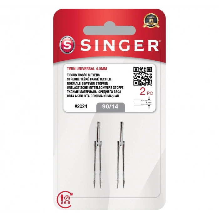 ÇOK SATAN Çift İğne 4Mm. (2Li Blister/14 No.)