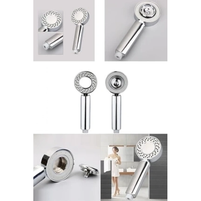 ÇOK SATAN Çift Taraflı Yüksek Basınçlı Su Akıtan Şampuan Hazneli Tasarruflu Duş Başlığı