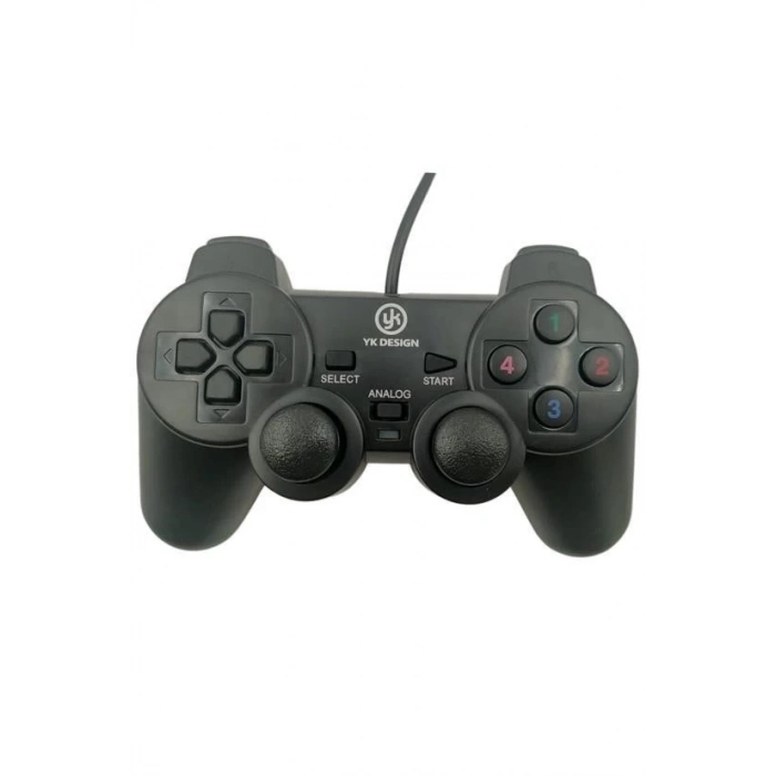 ÇOK SATAN Çift Titreşimli Usb Kablolu Oyun Kolu Pc Uyumlu Vibration Gamepad