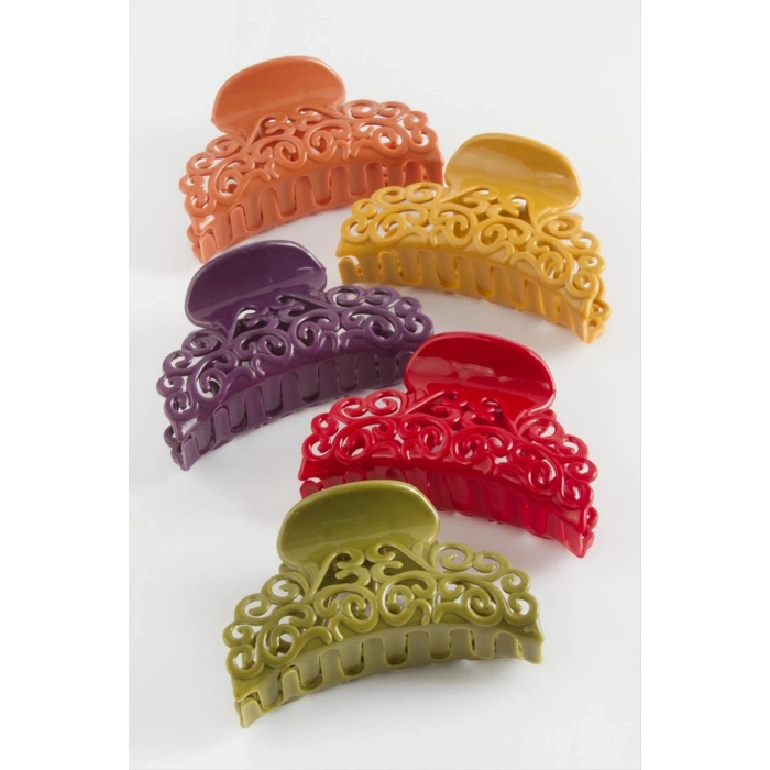 ÇOK SATAN Çini Desenli Renkli Mandal Toka 8 cm