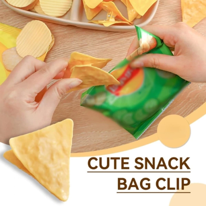 ÇOK SATAN Cips Şeklinde Poşet Klipsleri