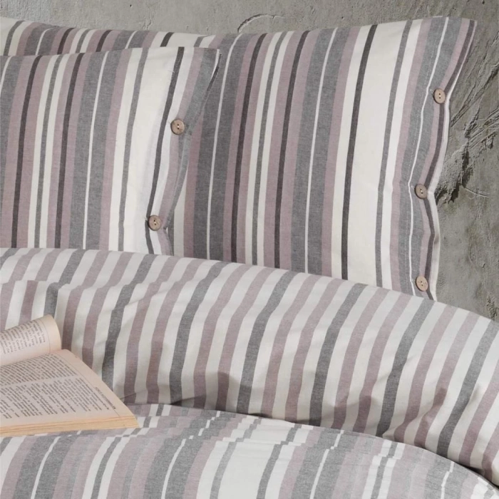 ÇOK SATAN Clasy Butik Native Serisi Çift Kişilik Nevresim Takımı Rune v1 Lila