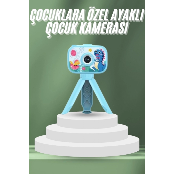 ÇOK SATAN Çocuklara Özel Ayaklı Mini Fotoğraf Makinesi Dijital LCD Ekran