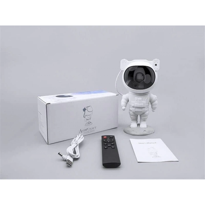 ÇOK SATAN Çocuklara Özel Projeksiyon Astronot Lamba Speaker Sevimli
