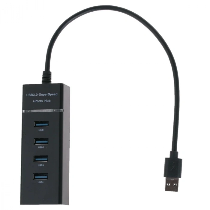 ÇOK SATAN Çok Amaçlı 4 Port Girişli Güçlü Usb 3.0 Port Çoklayıcı Adaptör Switch Splitter Hub 1.2m Kablo